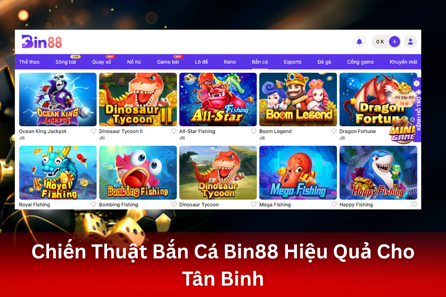 Từ Tân Binh Đến "Thần Biển": Lộ Trình Chinh Phục Game Bắn Cá Bin88 Cho Người Mới Bắt Đầu