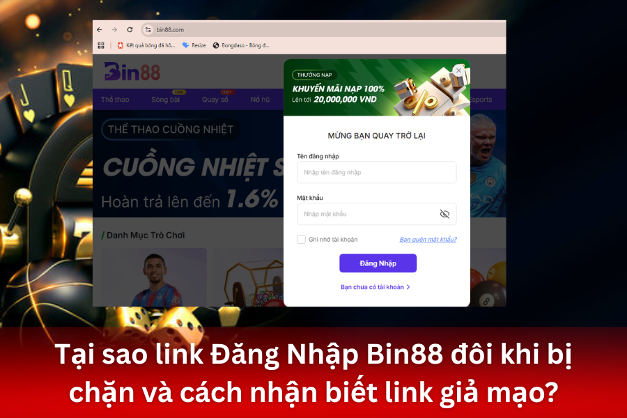 Link Đăng Nhập Bin88 Chính Thức 2025 - Hướng Dẫn An Toàn, Không Bị Chặn